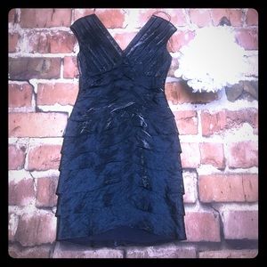 Adrianna Papell Mermaid Blue Bandage Dress